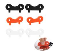 DUODIAsi 6 Pcs Boat Gas Cap Key Boat Deck Fill Plate Key, Tank Deck Filler Spare Key Water Fuel Tank Deck Fill Filler Spare Key for Marine Boat Yacht