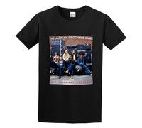 DUOduoAi Allman Brothers Band The Fillmore Concerts 100% Cotton Mens Tshirt Size L Black