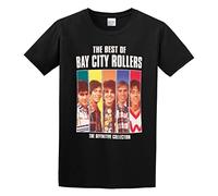 DUOduoAi Bay City Rollers Carnival Cinemas Chinchwad Mens 100% Cotton Tshirt Size L Black