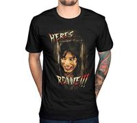 DUOduoAi Falling in Reverse Here is Ronnie Band Hardcore Radke T-Shirt Graphic Printed Top Tee for Men Size XL Black