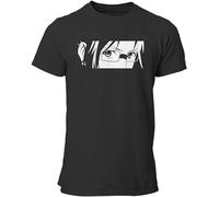 DUOduoAi Men Hange Eyes Anime Armin Arlert Erwin Cute Creative T-Shirts Size S Black