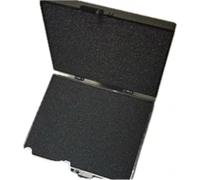 Duoduotong 5 Pack Anti-static ESD IC Storage Boxes | Foam Chip Organizers for Electronic Components BGA SMD (92x120x16mm/Whole Black)
