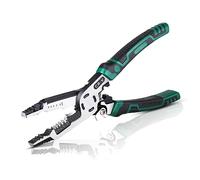 Duogalia 10-in-1 Wire Stripper Pliers, Cable cutters, 9" Multifunctional Combination Plier with Wire Stripper Crimper Cutter, Screw Gripping Pliers Hand Tool for Electrical Engineer