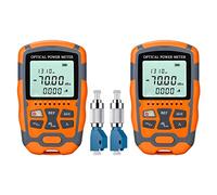 Duogalia - Fiber Optic Tester-Portable Fiber Power Meter FC/SC/ST Standard Interface, Built-in 30mW Visual Fault Locator (OPM&VFL) Network Cable Tester with 1psc FC to LC Adapter (2 Set)