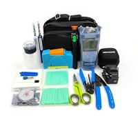 Duogalia Fiber Termination Kit, Optical Power Meter, 30Km Visual Fault Locator, Fiber Cleaver 6C, FTTH Fiber Optic Tool Kit for CATV Engineering