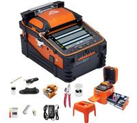 Duogalia New Model AI-9 Intelligent Optical Fiber Fusion Splicer 5S Automatic Optical Fiber Welding Splicing Built-in Visual Fault Locator and Optical Power Meter & Fiber Cleaver Kit
