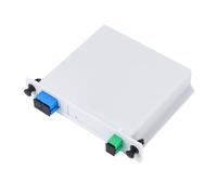 Duogalia SC/UPC PLC Fiber Optic Splitter 1x2 Cassette Card Inserting, Optic Fiber Splitter for Home Wiring, LAN, Network Rooms, Fiber Distribution Box