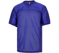 Duohropke Football Jersey Men's Blank Plain Exercise Team Sports Uniforms 90s Hip Hop Mesh Pullover Athletic Football Shirt Mesh Jersey Sportswear Casual Shirt for Party, purple, M