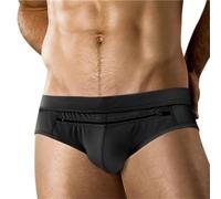Duohropke Men's Underwear Jockstrap Wide Belt Removable Pouch Athletic Supporter Jockstrap Men's Sports Underwear, black, M