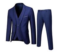 Duohropke Suits+For Men, 3-Piece Regular Fit, 58 Large Sizes, Leisure Suit, Suit Trousers, Wedding Suit, Jacket, Trousers, Costume Suits, Trouser Suits, navy, M