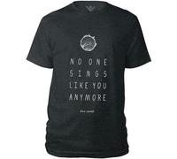 DUOJIMEI Chris No One Sings Like You Cornell Mens Top T-Shirt Size S Black
