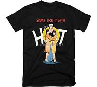 DUOJIMEI Some Like It Hot Movie Mens Band T Shirts Corgi Shirt Cotton Shirts Fashion Personalised T Shirt Size 3XL Black
