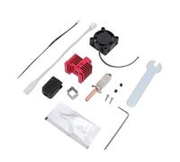 Duokon 3D Printer Hotend Kit, Aluminum Alloy Hot End Replacement with 0.4mm Hardened Steel Nozzle, Ceramic Heater and 608°F Thermistor, for Lab X1 Printing PLA ABS PETG TPU