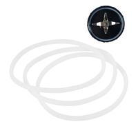 Duokon 6Pcs New Replacement Gaskets Rubber Seal Flexible White O-ring Kitchen Spare Parts for Magic Bullet Flat Cross Blade (3PCS)