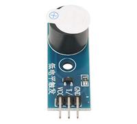 Duokon Active Buzzer Module 5pcs 3.3V 5V Internal Oscillation Beeper Board 3 Wire Transistor Driven with Mounting Holes for Microcontrollers Toys Timers Alarm Projects