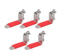 Duokon Air Nail Hook Stainless Steel Pneumatic Tool Hook 5PCS L Shaped Rafter Hanger with Rotating Fitting for Air Nailers Ladders Scaffolds Workshop Users