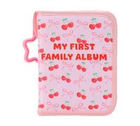 Duokon Baby's My First Photo Album with Safety Mirror, Pink