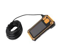 Duokon Borescope Endoscope Camera, Dual Lens Industrial Inspection Camera 1080P 4.3 Inch Screen, IP67 8mm Semi Rigid Cable 8 LED Lights for Car Engine HVAC Plumbing (5 Meter)