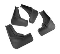 Duokon Car Mud Flaps Guards, 4 Piece Front Rear Set, Black PP | Wheel Arch Splash Protection, Original Hole Mounting Points, Rainy Commutes And Gravel Roads