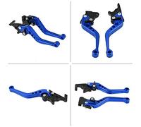 Duokon Clutch Brake Lever 1 Pair of 22mm 7/8" CNC Aluminum Motorcycle Clutch Lever Brake Handle Levers Universal Brake Lever Handle Double Disc Brake Master Cylinder Hydraulic