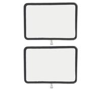 Duokon Door Side Mirror Set, Manual Adjustment, Chrome Abs Housing | Rear View Replacements Front Fitment, Left Right Angle Operation, Landcruiser 70 75 78 Ute Fitment