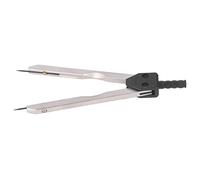 Duokon EKG Calipers, Stainless Steel 0-2.4in Ruler Drafting Divider Measuring Tool for Nursing Electrocardiograph (Black)
