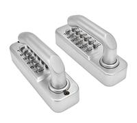 Duokon Gate Lock, Zinc Alloy Mechanical Door Lock with Double Sided Handle, 1 to 11 Digit Keyless Entry, for Wrought Iron Gates Fence Doors 35 to 60mm
