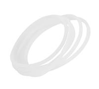 Duokon New Replacement Gaskets Rubber Seal Ring, Flexible White O-Ring Kitchen Spare Parts for Magic Bullet Flat Cross Blade 6 Pieces
