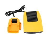 Duokon Portable Space Heater ABS Battery Powered Heater 200W Adjustable Temperature 131 to 185F with Nature Breeze 360 Degree Rotation for Car Truck Workshop Defrost Defog