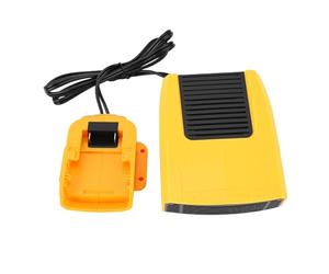 Duokon Portable Space Heater ABS Battery Powered Heater 200W Adjustable Temperature 131 to 185F with Nature Breeze 360 Degree Rotation for Car Truck Workshop Defrost Defog