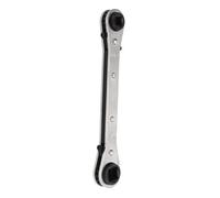 Duokon Ratcheting Service Wrench with Chrome Vanadium Steel Reversing Lever for Refrigeration Repair Tight Spaces