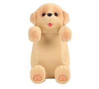 Duokon Resin Dog Sticky Note Holder, White Cute Puppy Figurine | Compact Desk Organizer, 100 Sheet Memo Capacity, Slip-Resistant Base, Home Office School Decor