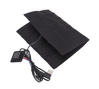 Duokon USB Heater Pad Electric Heating Mat, Polyester Cotton Electric Heated Cloth, 3 Heat Settings 86 to 122F, Washable Flexible Warming Pad for Travel Office Outdoor Knee Neck Waist