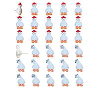 Duolai 30pcs Cute Hooded Little Penguin Decorative Thumbtacks Cartoon Animal Boxed Pushpins for Whiteboard Corkboard Photo Wall Bulletin Board Office Supplies