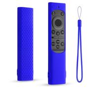 DUOLAXMENG Silicone Cover for Samsung Smart TV Remote BN59-01388A BN59-01385 Protective Case for Samsung TM2280E TV Control Anti-Slip with Lanyard (Blue)