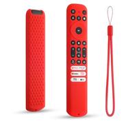 DUOLAXMENG Silicone Remote Control Cover for TCL RC813 FMB1, RC923 FMB3, RC902V FMR1 2023, Compatible with Same Style Google TV and Roku Smart TV Remote (Red)