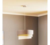 Duolla Euluna Trio hanging light beige/aquamarine/écru Ø45cm