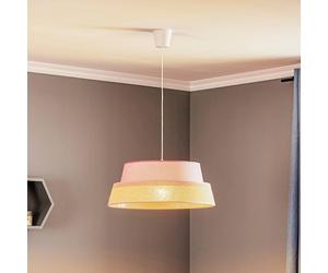 Duolla Galaxy Soft Nature pendant light, pink/brown
