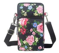 DuoLmi Small Crossbody Wallet Phone Bag Women Mini Crossbody Purse Cell Phone Shoulder Bag Wallet Cell Phone Purse with Adjustable Long Shoulder Strap, Arm Bags Lightweight for Women Lady