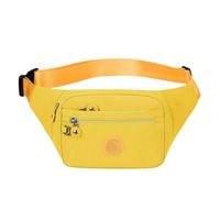 DuomaiJJ Bum Bag Casual Large Waist Bag Unisex Fanny Pack Chest Pack High-Capacity Female Shoulder Crossbody Bags-Lemon Yellow