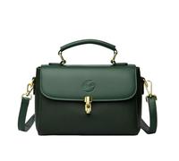 DuomaiJJ Crossbody Bag Retro Color-block Small Square Handbag Versatile For Commuting-green