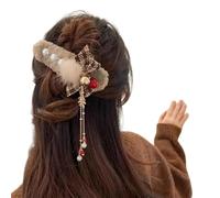 DuomaiJJ Hair Claw Clips 2-pack Autumn And Winter Hairpins For Women Large Size Bow The Back Of Head-ten