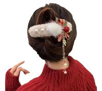 DuomaiJJ Hair Claw Clips 2-pack Autumn And Winter Hairpins For Women Large Size Bow The Back Of Head-five