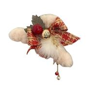 DuomaiJJ Hair Claw Clips 2-pack Autumn And Winter Hairpins For Women Large Size Bow The Back Of Head-four