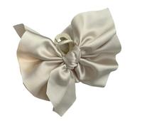DuomaiJJ Hair Claw Clips 2-pack Big Bow Exquisite Hairpin Back Of The Head Hairpin-beige