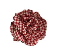 DuomaiJJ Hair Claw Clips 2-pack Flower Hairpin For Women Summer Simple Back Of Head Accessories-red