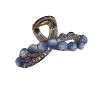 DuomaiJJ Hair Claw Clips 2-pack Large Size Clip For Women Fashionable Bun Back Of Head-blue 1