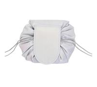 DuomaiJJ Makeup Bag Women Drawstring Cosmetic Bag Travel Storage Makeup Bag Organizer Pouch Portable Waterproof Toiletry-Light Grey