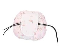 DuomaiJJ Makeup Bag Women Drawstring Cosmetic Bag Travel Storage Makeup Bag Organizer Pouch Portable Waterproof Toiletry-Light Pink 1