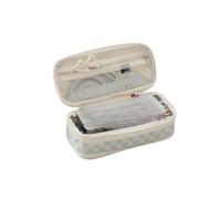 DuomaiJJ Pencil Case Multifunctional with Double Zipper Can Be Transformed Into A Large Capacity Case-Light Blue